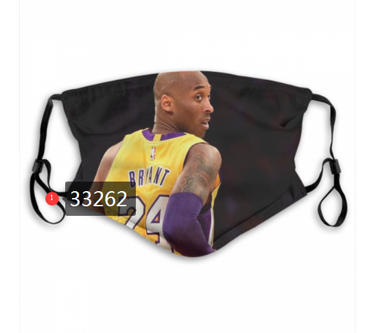 2021 NBA Los Angeles Lakers #24 kobe bryant 33262 Dust mask with filter->nba dust mask->Sports Accessory